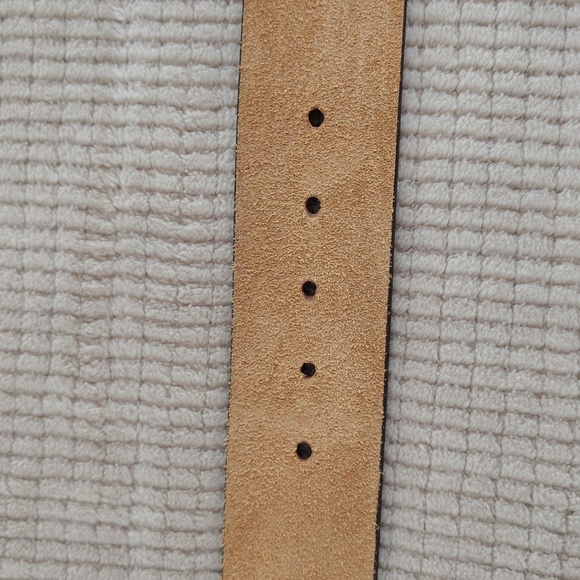 Hand Stained Latitan Leather 6513 Size 34 Butterfly Belt - Picture 11 of 12